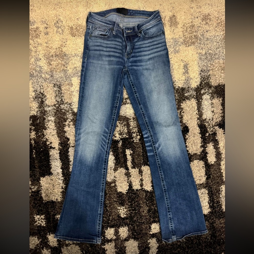 Buckle Black boot cut jeans, size 26x34